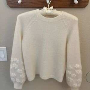 Sezane Mélanie Jumper Ecru - Size XS